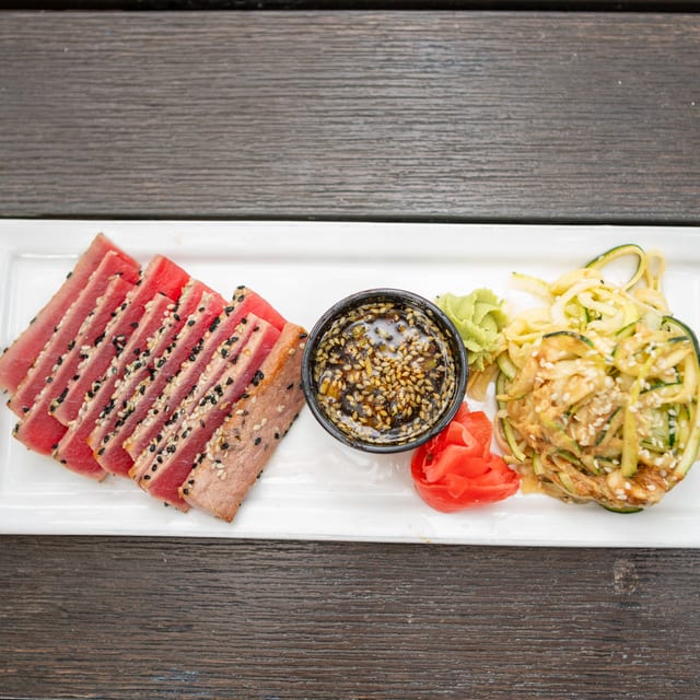 Pan Seared Ahi Tuna.