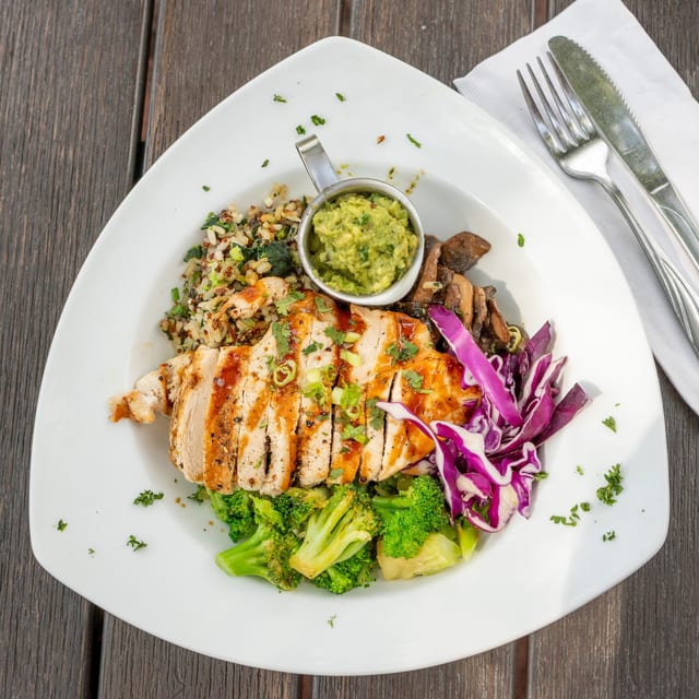 Teriyaki Ancient Grain Bowl.
