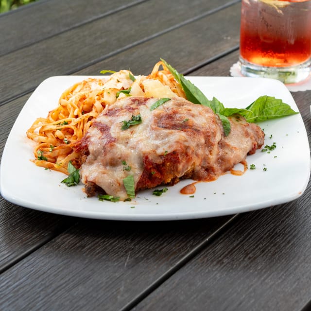 Homemade Chicken Parmesan.