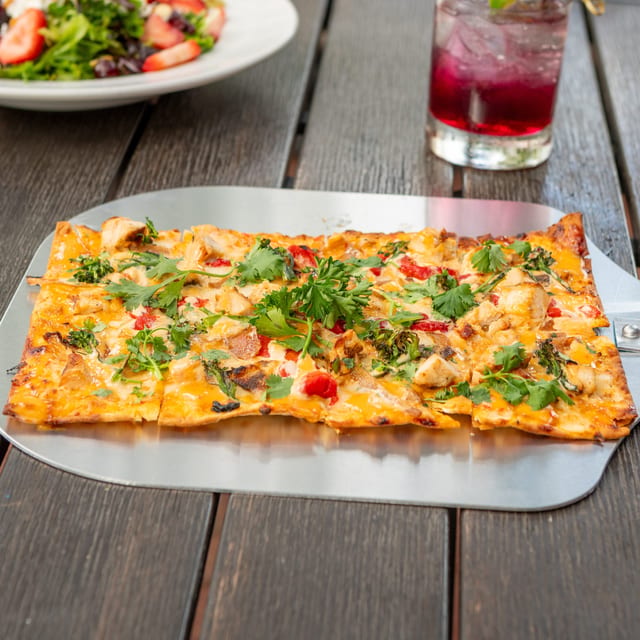 Thai Chicken Flatbread.
